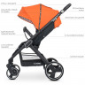 Коляска дитяча ME 1053N DYNAMIC PRO Orange, до 22 кг, прогулянкова, регул. ручка, 3 положення спинки, чорна рама, помаранчова