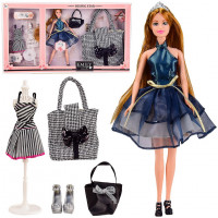 Кукла "Emily" QJ096A, с сумочкой для ребенка, р-р куклы - 29 см, в коробке