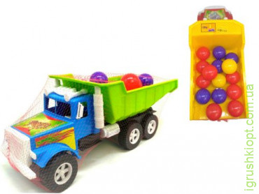 Машина "Б" з 15 кульками, 52x21x22см, 07-601-4, KW