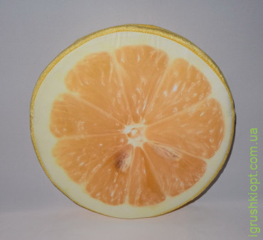 Подушка для стільця лимон 0256 (d40 см) Анна
