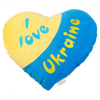 ПД-0121 Подушка-сердце (Я люблю Украину)