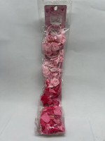 800-15 Гумочки для волосся, рожеві з трояндою