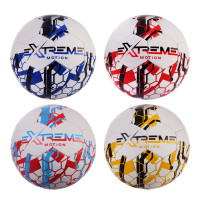 М'яч футбольний FP2108 Extreme Motion №5, PAK MICRO FIBER, 435 гр, руч. зшивка, камера PU, MIX 4 кольори, Пакистан